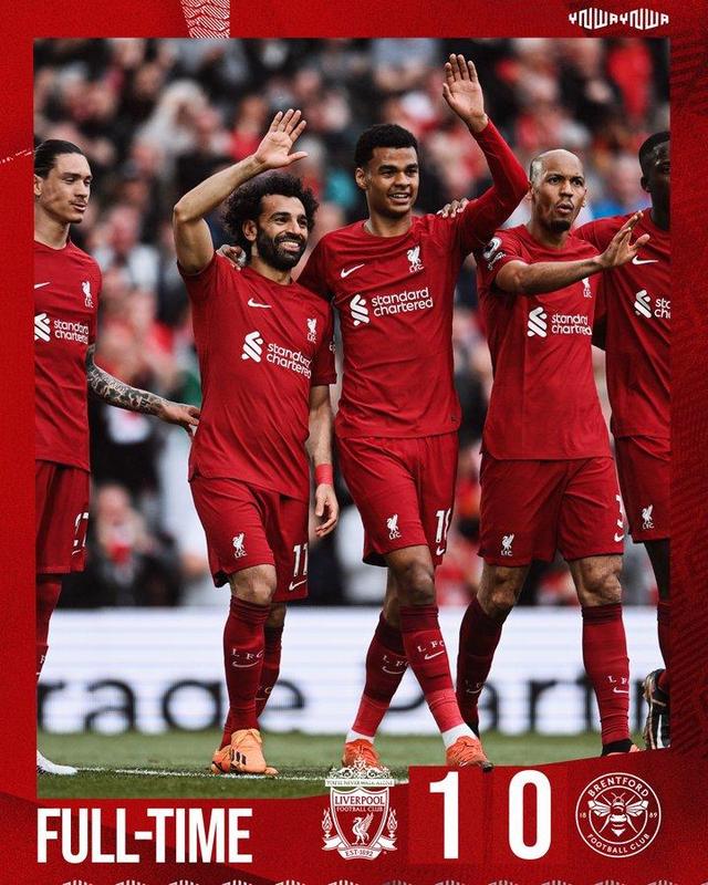 hth_利物浦英超战胜谢菲联萨拉赫低射破门